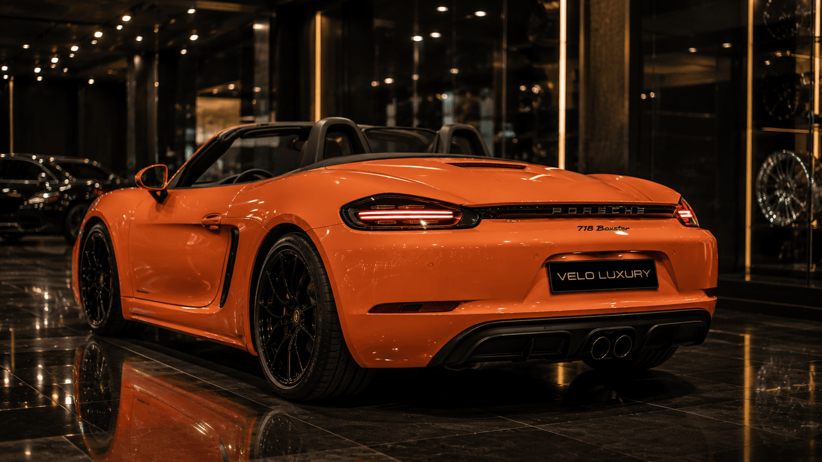 Porsche 718 Boxster convertible