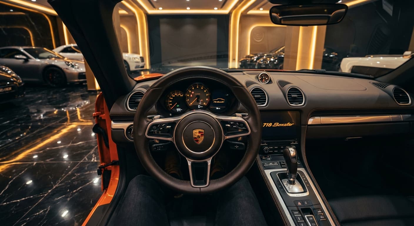 Porsche 718 Boxster convertible
