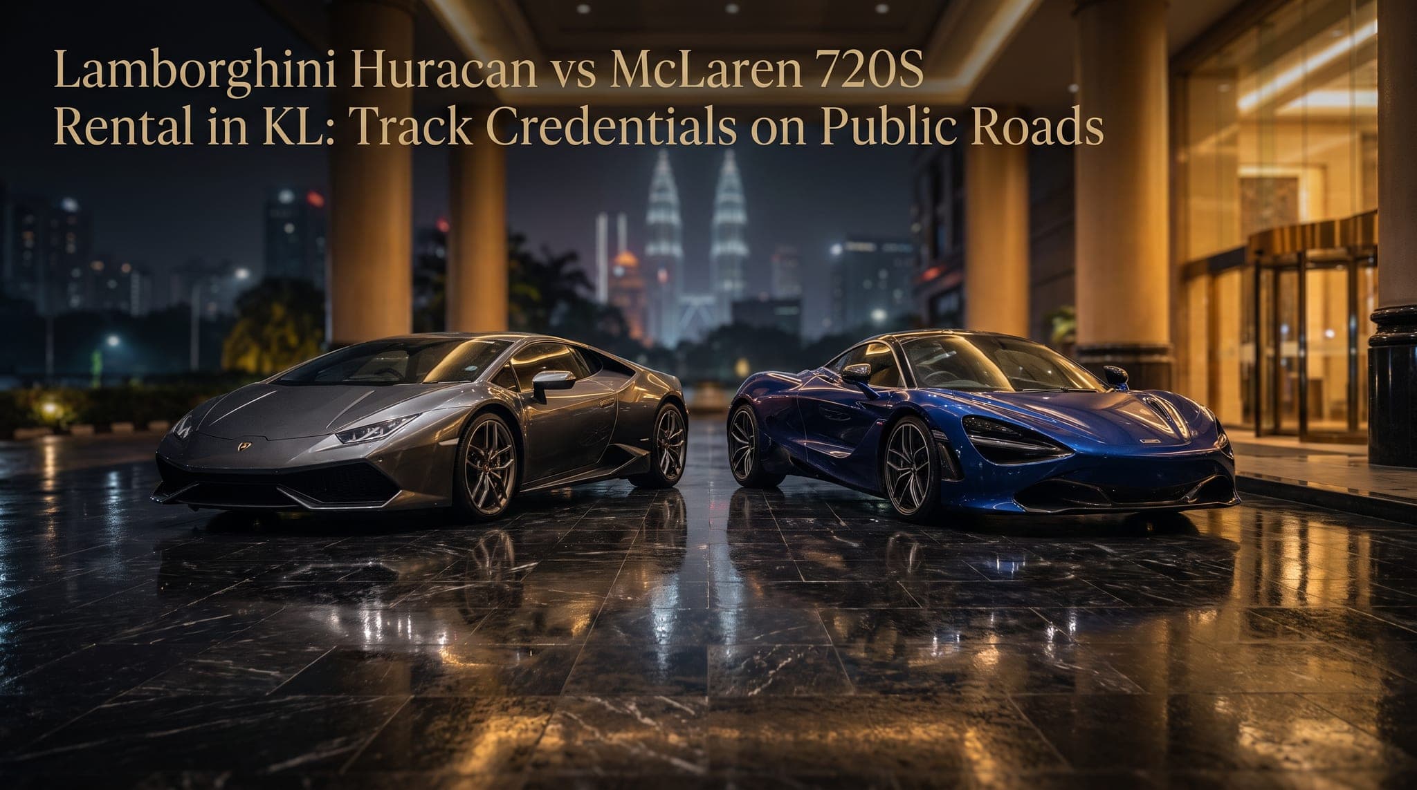 Lamborghini Huracan أم McLaren 720S: أيهما تختار في كوالالمبور؟